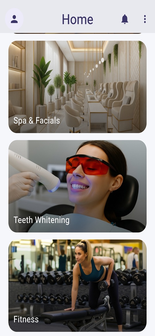 Fitness & training booking